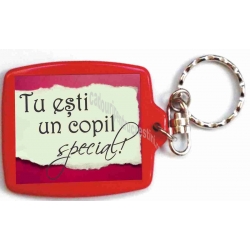 Breloc rama color, Tu esti un copil special!